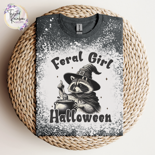 Feral Girl Halloween Raccoon