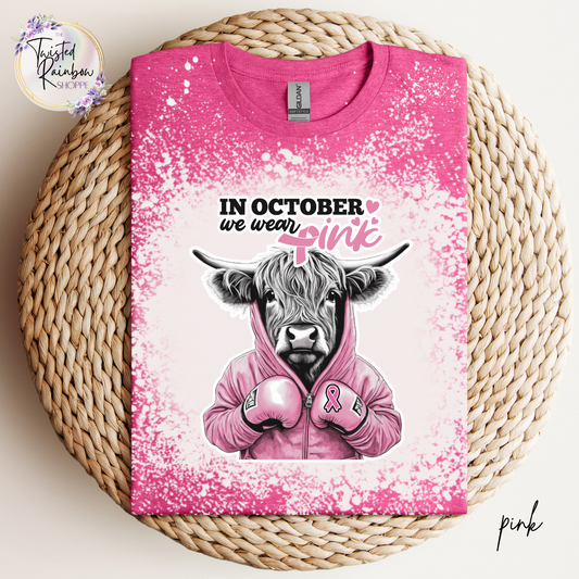 In October We Wear Pink Cow